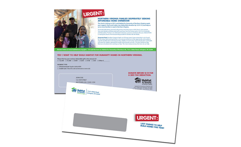 Habitat – Annual Appeal Direct Mailer