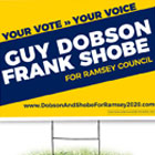2020 Ramsey NJ Political campaign Yard Sign