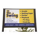 In the Swing Exterior Signage for Childrens Sports Facility, Waldwick, NJ, Outdoor Graphics